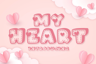 My Heart Display Fonts app fonts baby fonts branding children fonts cricut fonts cut fonts cute fonts decor fonts decorative fonts design display fonts fun fonts graphic design logo love fonts mom fonts typography ui valentine fonts vector