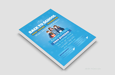 Covid Testing and Vaccinations Flyer design back to school brochure covid flyer design leaflet school vaccine