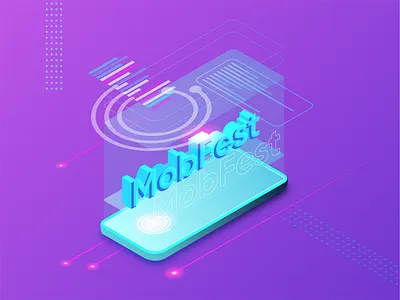 Isometric Technology Illustration app design graphic design illustration isometric isometric illustration isometry mobileillustration technology vector