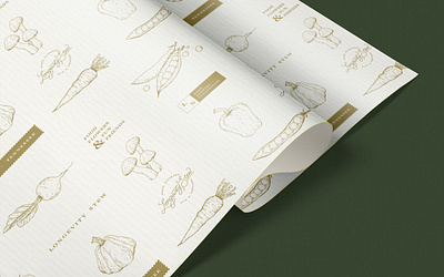 Longevity Stew Branding branding design doodle illustration line logo package design