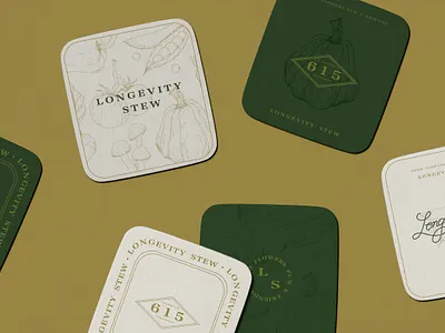 Longevity Stew Branding branding design doodle illustration