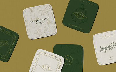 Longevity Stew Branding branding design doodle illustration