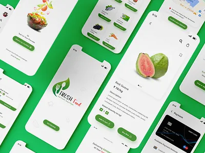 Grocery Delivering App app branding design icon illustration logo typography ui ux vector