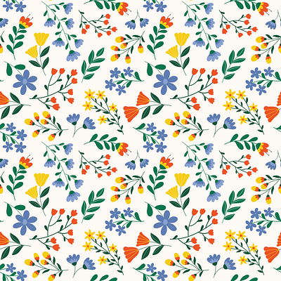 Flower Pattern design flower illustration pattern procreate