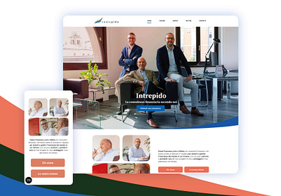 Intrepido website advisor website branding colorful website financial website homepage legal website ui uxui web website