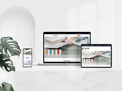 HIR Group Website Develop ui