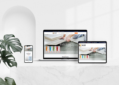 HIR Group Website Develop ui