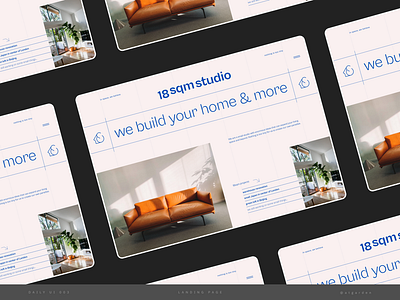 ✦ Daily UI | 003 ✦ Landing Page 18sqmstudio architecture website atgarden dailyui dailyui 003 design figma interface ui ui design web design