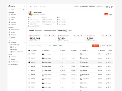 Profile Page / User Management · Koala UI account management product product design profile saas settings ui design user account user management user profile ux design