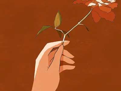 🌹 clip studio paint flower illustration