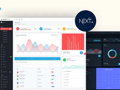 Ample NextJS Admin Dashboard by Wrappixel nextjs nextjs templates react react templates ui