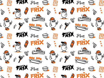 Frix pattern branding character design graphic design illustration illustrator logo pattern vector