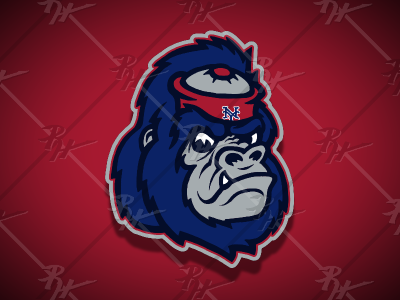 Vintage Style New York Giants Mascot athletics classic football giants gorilla king kong mascot new york nfl ny sports vintage