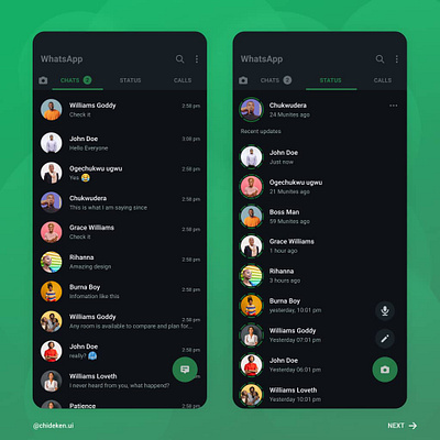 Whatsapp Audio Status feature
