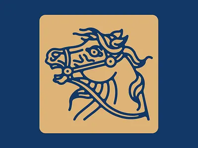 Horse (Mark) branding design horse illustration logo mark minimal southwest vector