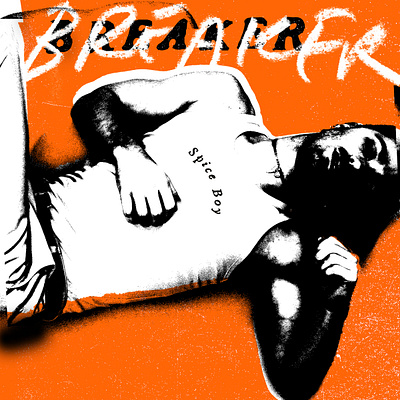 BREAKER album branding color design lettering logo music texture typography