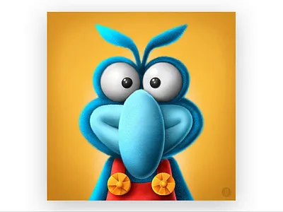 Gonzo - Procreate Time-lapse cartoon design digital art digital illustration illustration john nobrand procreate procreate app