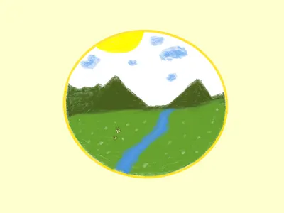 Spring is here! 🌼 art challenge cozy design dribbble hand drawn illustration inspiration messy nature new outdoors pastel season sketch spring warm