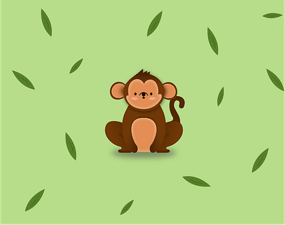 Monkey animation branding design graphic design illustration illustrator vector