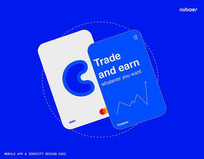 Cryptocs | Application and branding application art direction banking branding crypto design graphic design illustration logo mobile trading typography ui ux vector