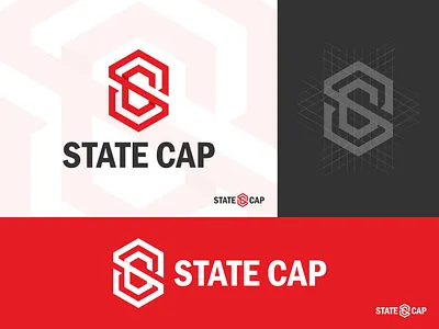 S & C & Hexagon combination logo best logo design collections best logo designer brand identity branding c logo castle logo creative wordmark logo gradient grid logo hexagon logo isometric logo lettermark logodesign modern logo monogram logo red black color s c logo s logo triangle logo wordmark