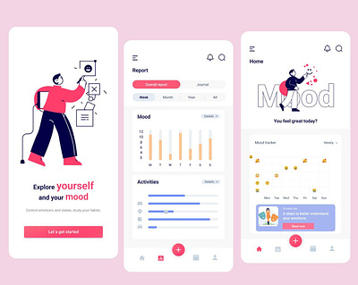 Mobile application design branding design figma illustration mobile app mobile app design mobile application mobile application design ui ux vector