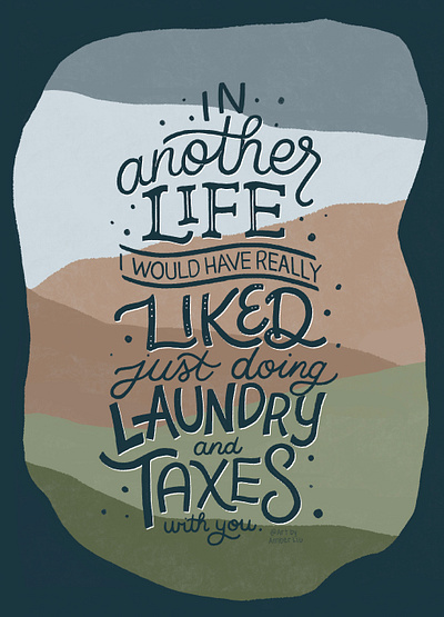 Quote Illustration: Everything Everywhere All At Once illustration lettering movie movie art typography