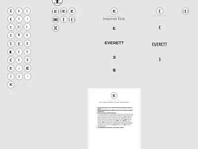 Identity Exploration brand identity logo product website