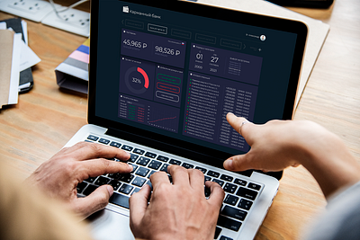 Design for financial application application branding design figma finance graphic design illustration logo typography ui ux