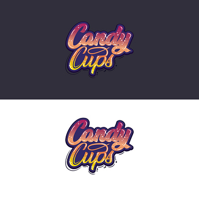 "candy cups" Modern logo design concept-Logo Design 3d animation branding creativelogo design designer graphic design illustration logo logoawesome logodesigner logoideas logoinspiration logomaker logomark logosketch modernlogo monogramlogos motion graphics ui