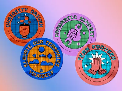 stickers clouds curiosity hands illustration sticker values