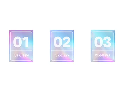 Holographic Sticker Testing component design figma foil for hire graphics icon illustration nft sticker ui