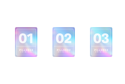 Holographic Sticker Testing component design figma foil for hire graphics icon illustration nft sticker ui