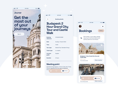 Journer — travel planning app animation app branding design figma flat font icon illustration logo minimal planning travel travel app typography ui ux vector