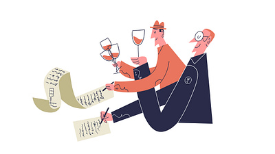 Wine Tasting VI cristianne fritsch design digital art digital illustration digital painting illustration mixed media wine illustration