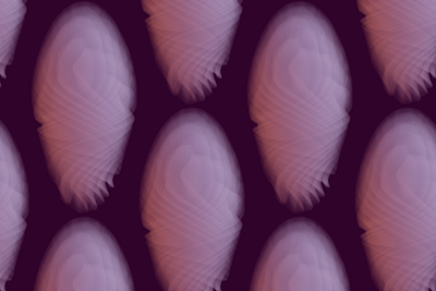 Nebulous Ovals 3d 3d illustration pattern pink seamless pattern