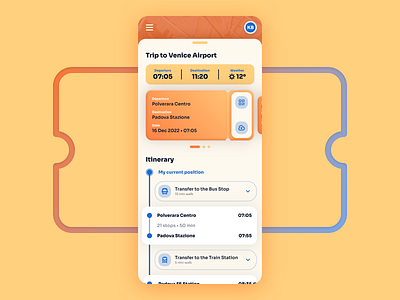 Italy need a travel app | Daily UI Challenge 016 (Overlay) 016 app bus dailyui design graphic design itinerary mobility overlay public transport ticket train travel ui