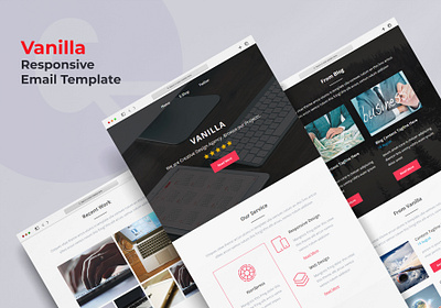 Vanilla - Responsive Multipurpose Email Newsletter template ecommerce templates email template newsletter personal email stampready