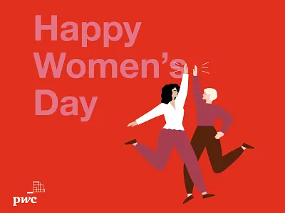 International Women's Day branding illustration minimal 插畫