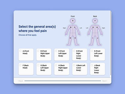 Digital Health Survey Platform, SaaS assessment digital health figma graphic health illustration product product design responsive saas screener software survey ui user experience user interface user research ux vector web app