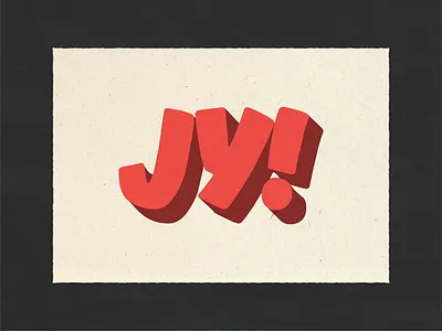 Initials Print branding design flat graphic design illustration initials logo paper texture typography vector