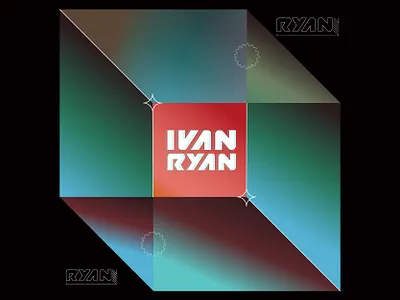 IVAN RYAN Typography Logo blackonewhitegk concept design firebeez illustration illustrator ivanryan logo ryan typo typography typographylogo