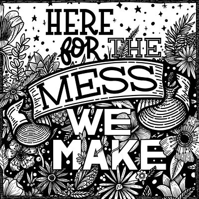 "The fools who dream" Lalaland art blackwhite design graphic design handmade illustration lettering typography