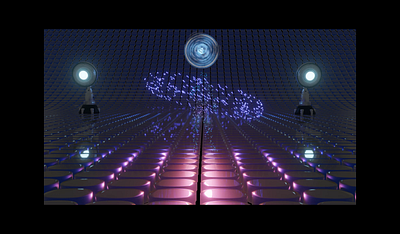 Scifi disco 3d animation blender blender3d dance geometrynodes graphic design motion graphics rave render scifi