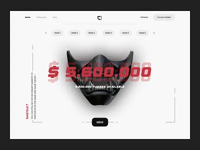 NFT LandingPage blockchain card crypto cryptocurency design landing page nft nft marketplace nft web nftcollection token ui ui inspiration uiinspirations uiux uiuxdesign uiuxsupply ux web design website