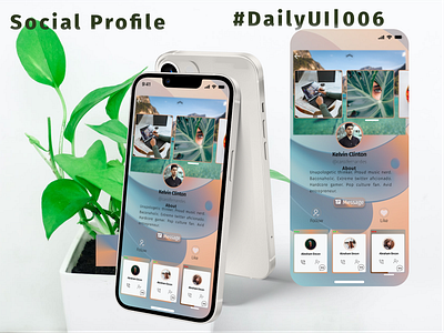 social media profile branding dailyui design graphic design illustration logo mobile app ui ux vector