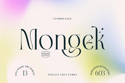 Mongek - Serif Style Font branding design display display serif font graphic design illustration logo serif serif font typeface typography