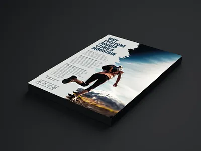 Hiking a5 leaflet design adobe indesign adobe photoshop graphic design indesign print design
