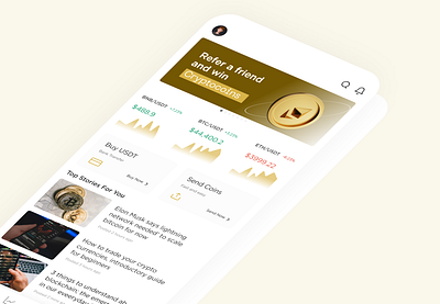 Crypto Trading App design graphic design ui ux