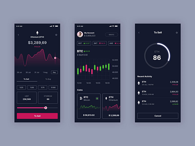 Crypto Exchange App ae animation app app design crypto crypto app crypto mobile app crypto product crypto ui design exchange exchange app exchange ui finance app interaction karakaya motion graphics product ui ux